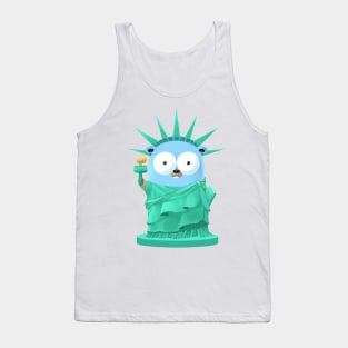 Golang Gopher Go Liberty Tank Top